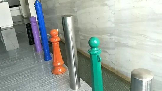 Outdoor Fixed Iron Parking Traffic Barrier Post Marine Dock Bollard